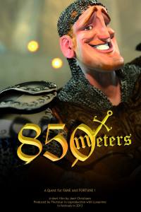 850 meters