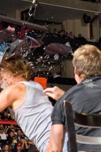 WWE Raw – S15E76 – Chris Jericho throws Shawn Michaels through the JeriTron