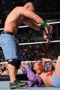 WWE Raw – S19E75 – John Cena stuns Tensai, then shames Michael Cole